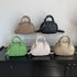 Solid Color Cross Body Hand Bag